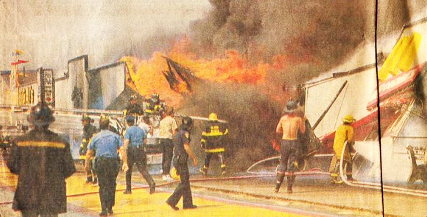 Long Branch Pier Fire — Back to '87 – Monmouth Beach Life.com